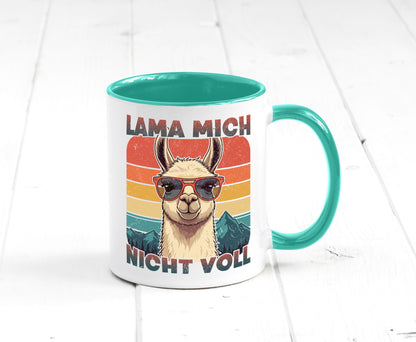 Lama mich nicht voll | Alpaka Kamel Retro lustig Humor Geschenkidee Geschenk