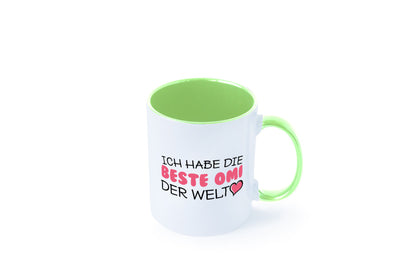 Beste Omi der Welt | Oma Tasse Geburtstag Muttertag lustig Familie Geschenkidee