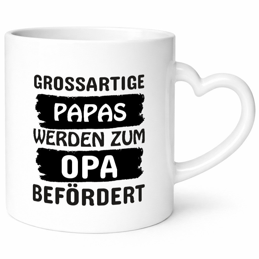 Beförderung zu Opa | Schwangerschaft Spruch Papa Geschenkidee Familie Humor