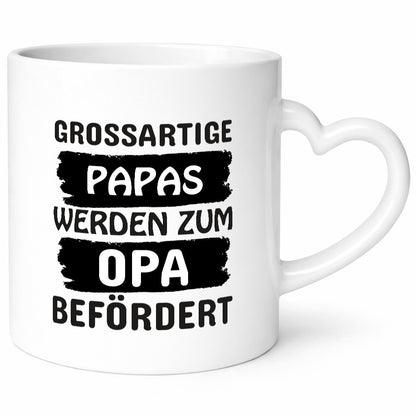 Beförderung zu Opa | Schwangerschaft Spruch Papa Geschenkidee Familie Humor