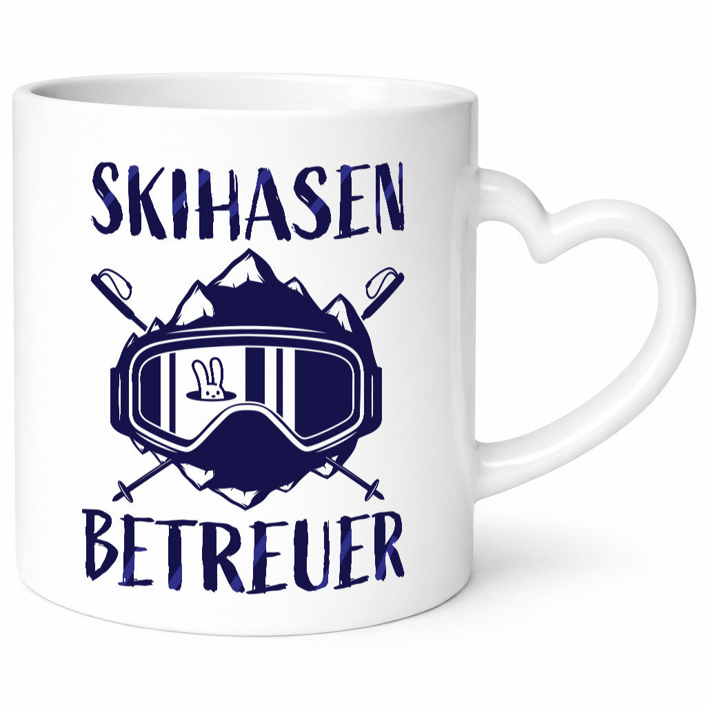 Skihasen Betreuer | Ski-Brille Berge Ski-Stöcke Geschenkidee Humor Tasse
