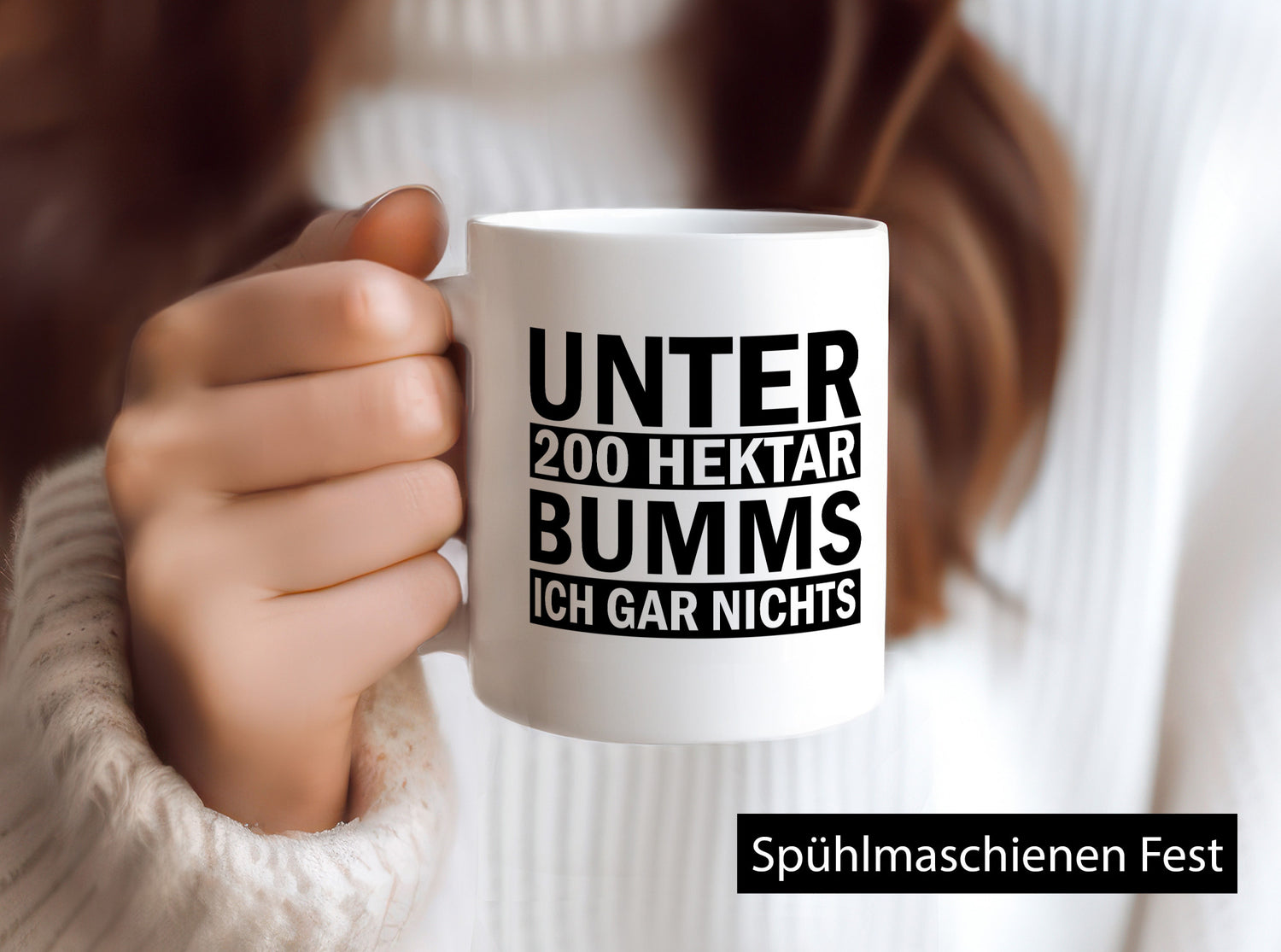 Unter 200 Hektar Bumms ich gar nichts lustiger Spruch Geschenk Humor