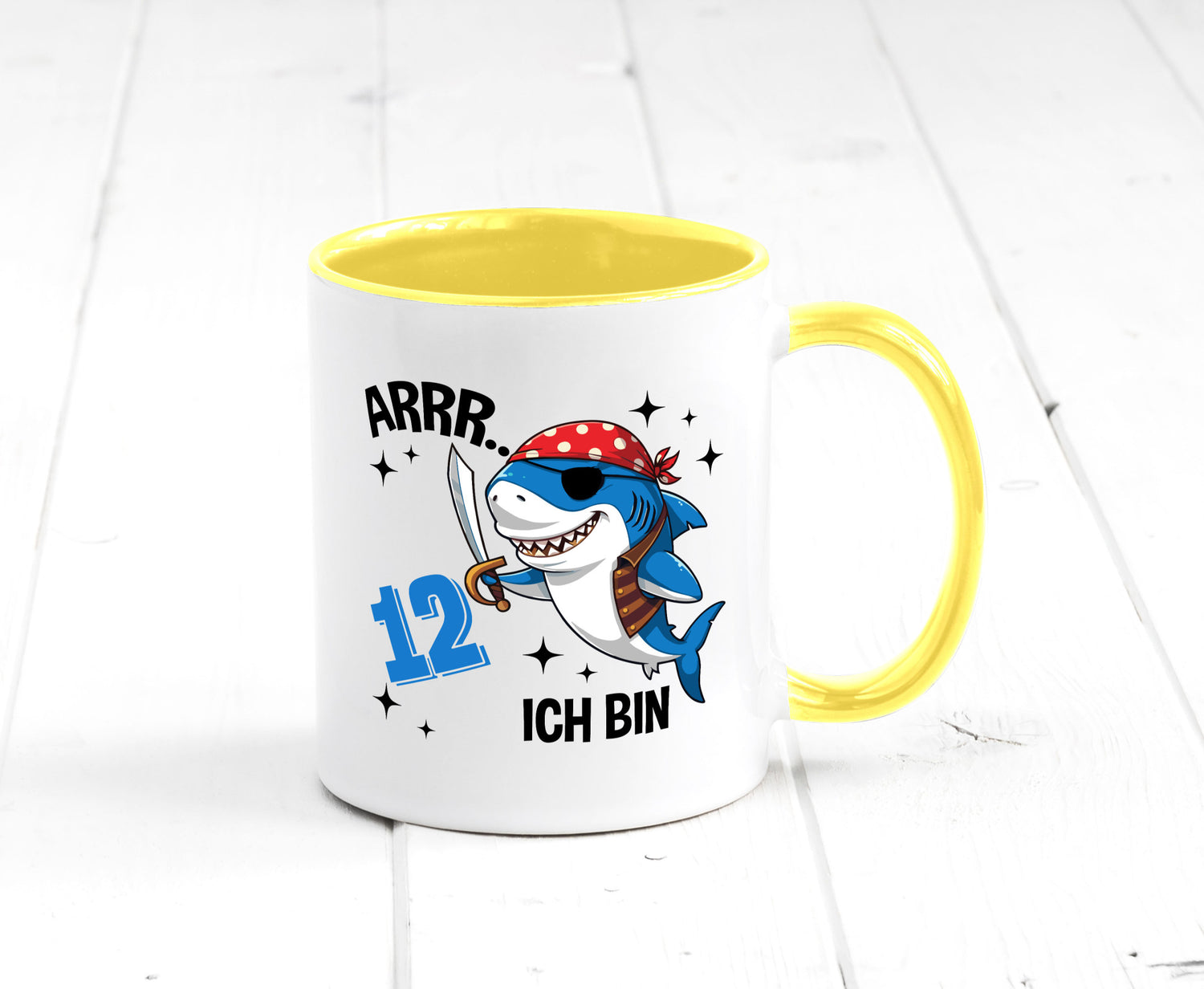 12. Geburtstag | 12 Jahre Arr Pirat Hai Piraten Geschenk Geschenkidee lustiger