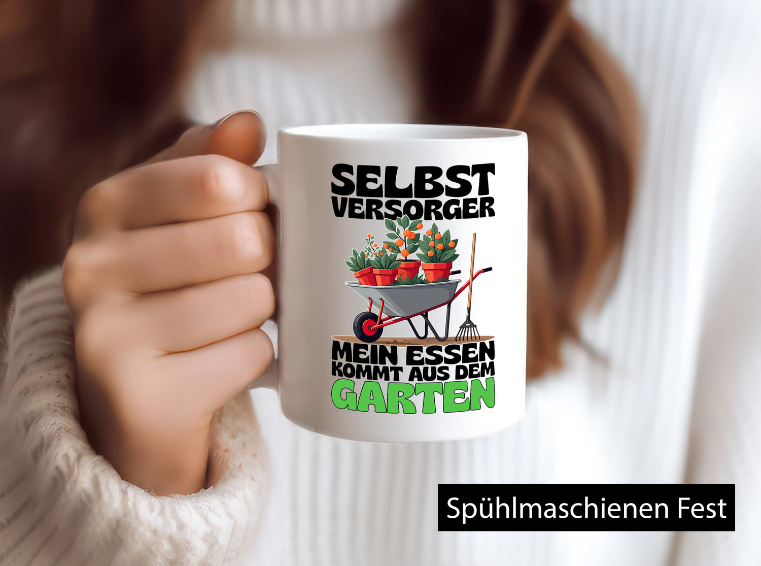 Selbstversorger | essen kommt aus dem Garten Gartenarbeit Humor Arbeit Kollegen