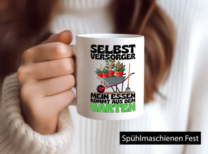 Selbstversorger | essen kommt aus dem Garten Gartenarbeit Humor Arbeit Kollegen
