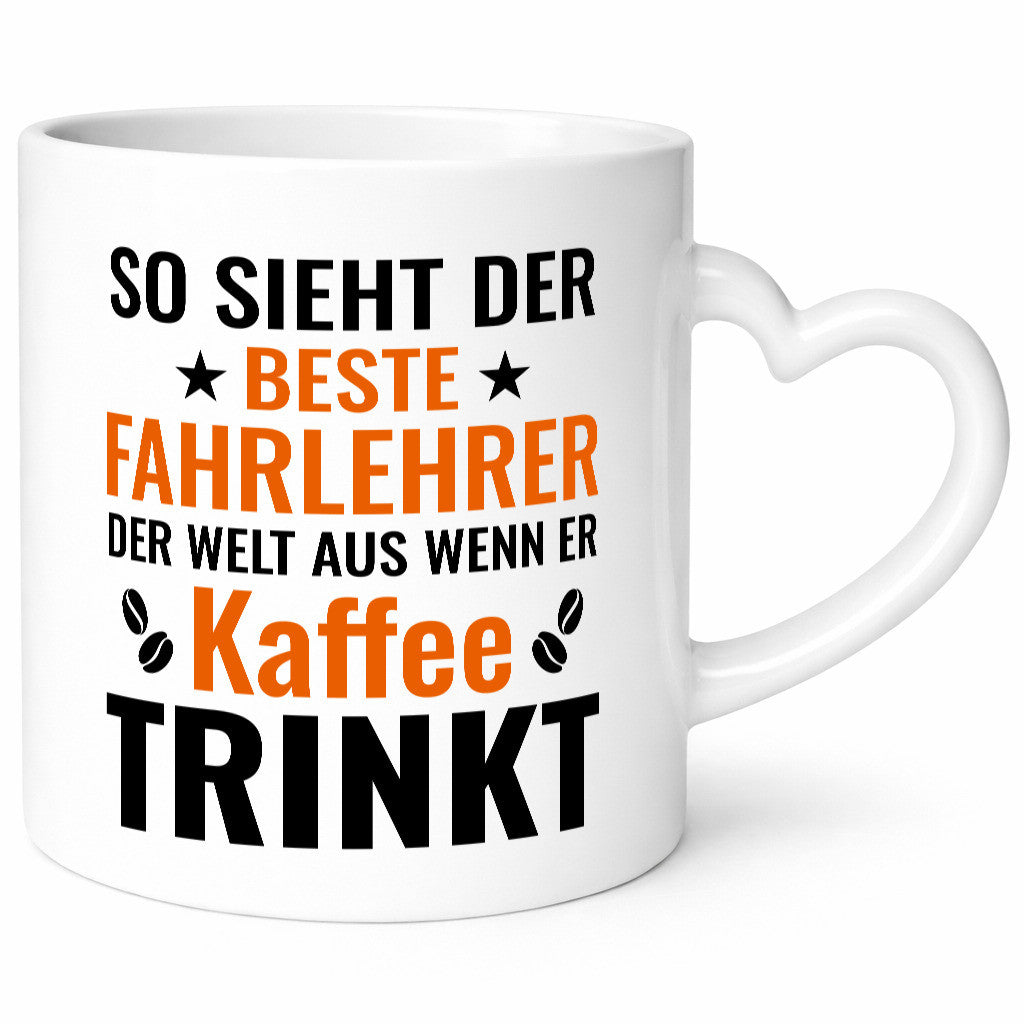 Kaffee trinkt: Fahrlehrer | Fahrschule Geschenk Humor Geschenkidee lustiger