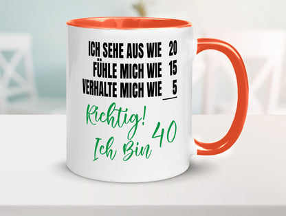 Ich bin Jung | 40 Geburtstag Verhalte mich wie ein Kind Geschenk Geschenkidee