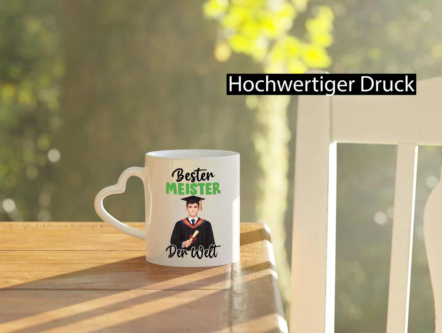 Bester Meister | Meisterbrief v2 Humor Geschenkidee Tasse