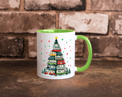 Camper | Camping Weihnachten Fahrzeuge Baumlichter v2 lustig Humor Geschenkidee