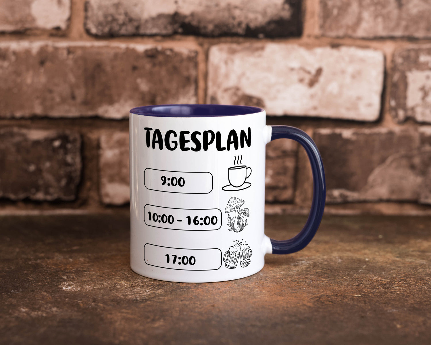 Tagesplan Pilzsammler | Pilze Wald v2 Geschenk Humor Geschenkidee lustiger