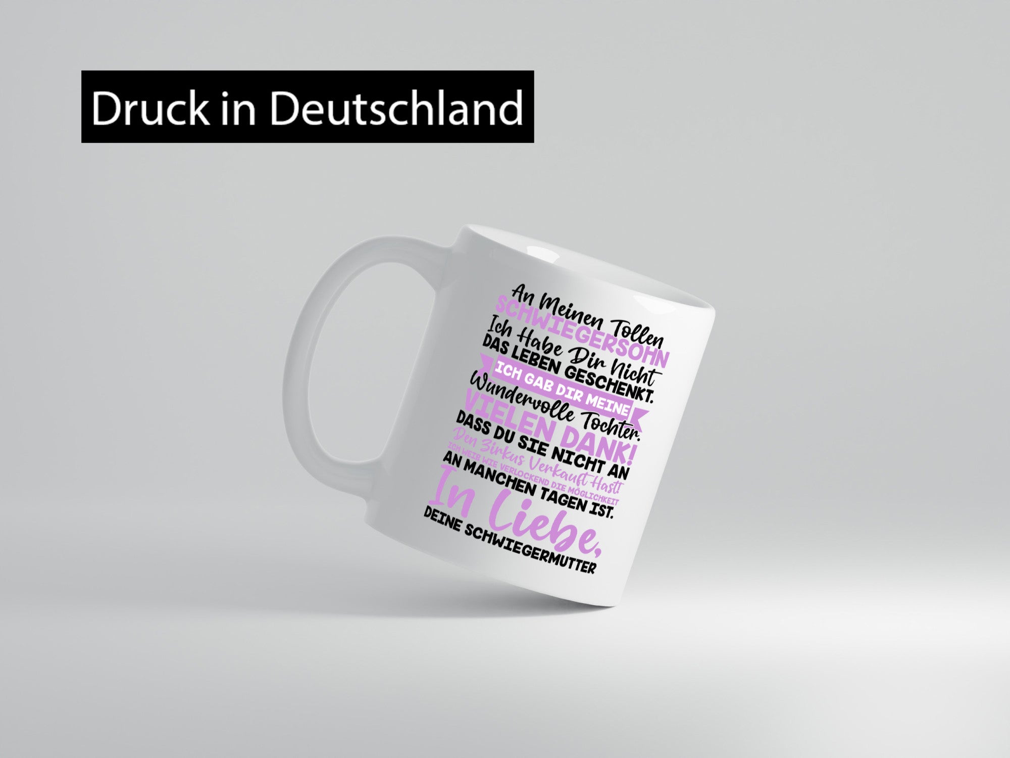 An meinen tollen Schwiegersohn vl7 Geschenk Familie Geschenkidee lustiger
