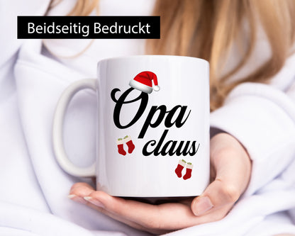Opa Claus | Weihnachten Familie Christmas lustig Geschenkidee Geschenk Tasse