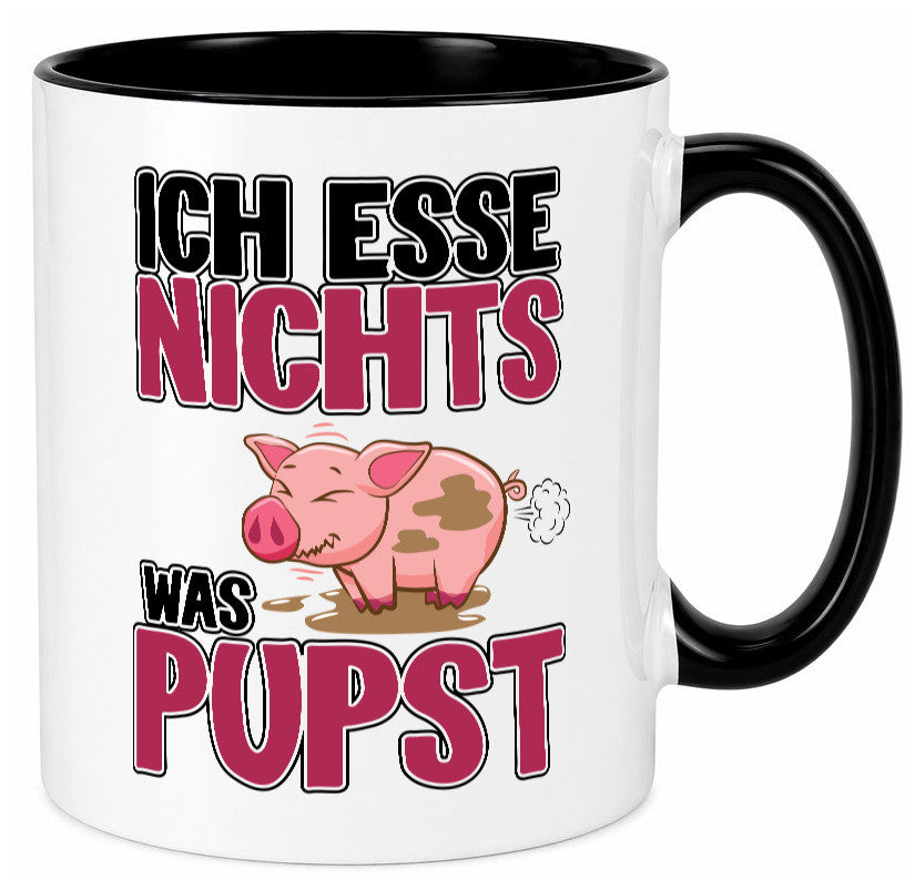 Ich esse nicht was Pupst lustiger Spruch Geschenk Humor Geschenkidee Tasse