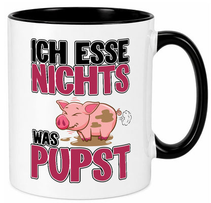 Ich esse nicht was Pupst lustiger Spruch Geschenk Humor Geschenkidee Tasse