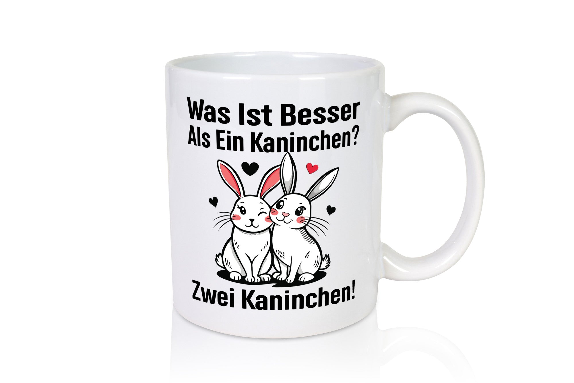 Was ist besser als 1 Kaninchen | Süßes Humor Geschenkidee Tasse