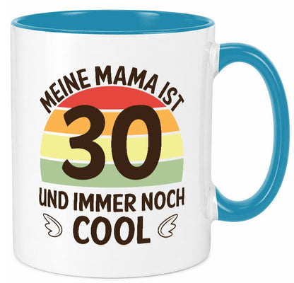 Mama 30, noch cool | Flügel lustig Familie Geschenkidee Geschenk Tasse