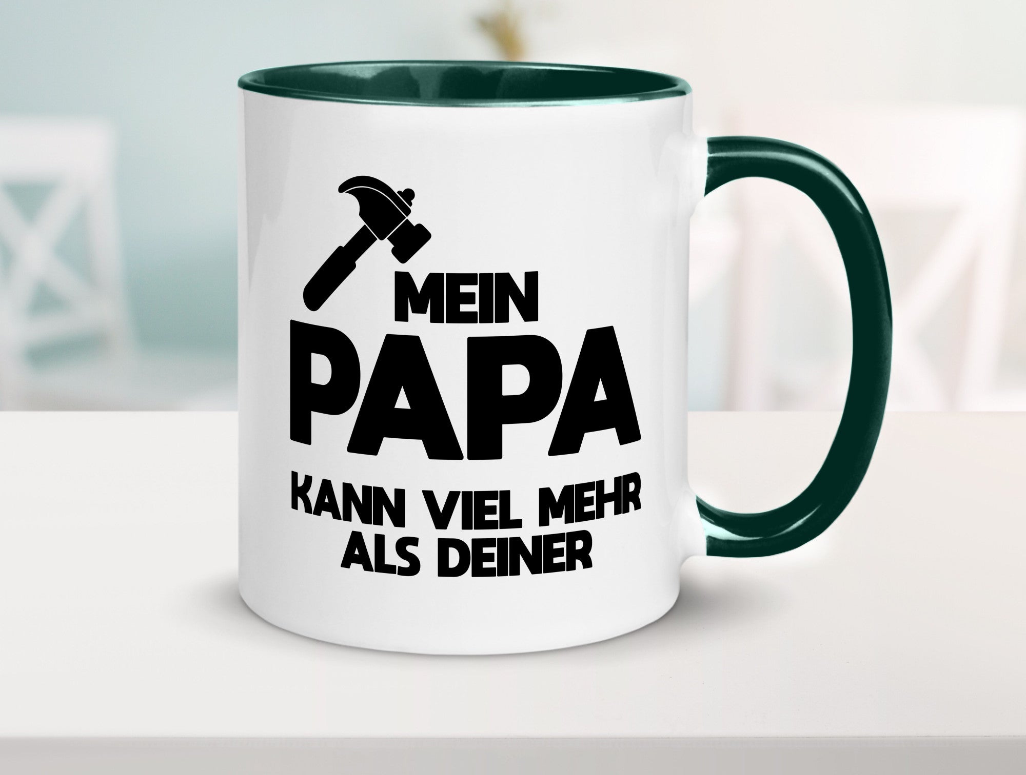 Mein papa kann viel mehr als deiner | Bester lustiger Spruch Geschenk Humor