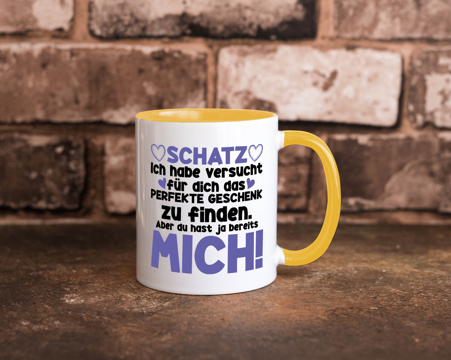 Schatz | Liebe Valentinstag Freund Freundin Herz Geschenkidee Humor Tasse
