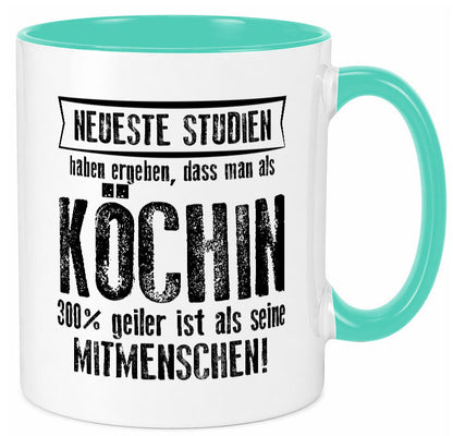 Neuste Studien: Köchin | Chefköchin Chefkoch Geschenk Arbeit Kollegen Büro