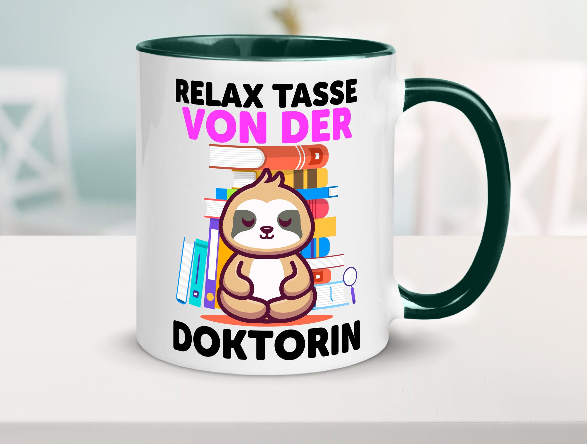 Relax Tasse: Doktorin | Doktorand Doktortitel lustig Humor Geschenkidee
