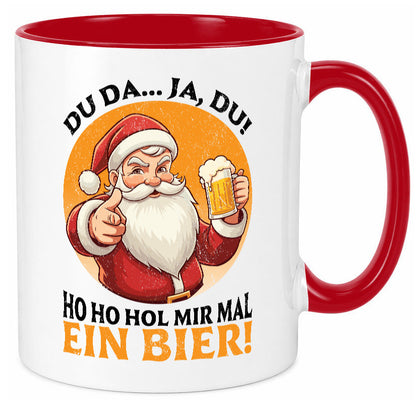 Hol mir mal ein Bier | Ugly Christmas Santa lustig Humor Geschenkidee Geschenk