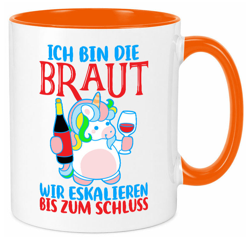 Junggesellinnenabschied | JGA Braut Einhorn Eskalation v2 lustig Humor
