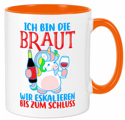 Junggesellinnenabschied | JGA Braut Einhorn Eskalation v2 lustig Humor