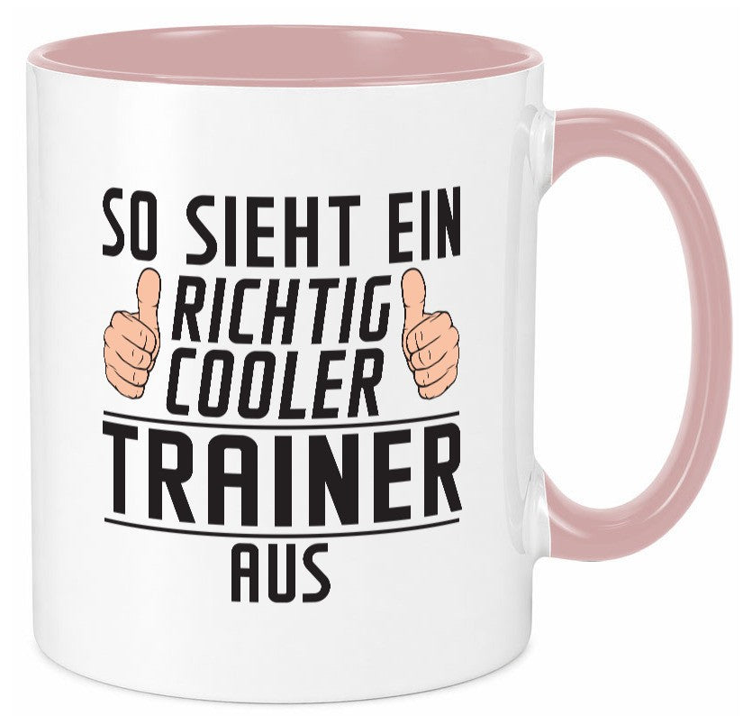 Richtig Cooler Trainer | Verein Sport Geschenkidee Humor Tasse