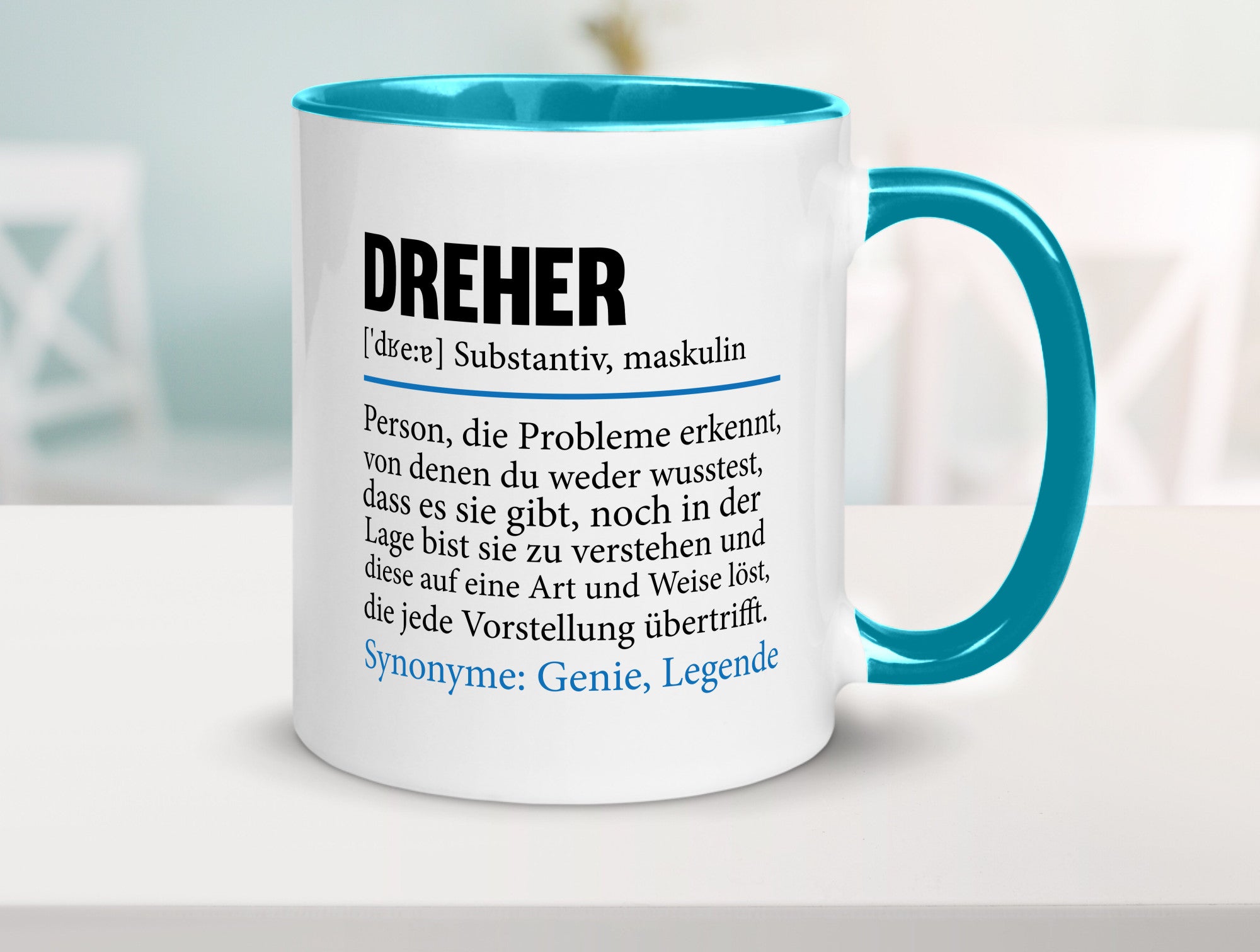 Dreher Humor | Fräser Zerspannungsmechaniker Geschenkidee Tasse