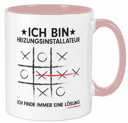 Löse Probleme: Heizungsinstallateur | Heizungsbauer Humor Geschenkidee Tasse