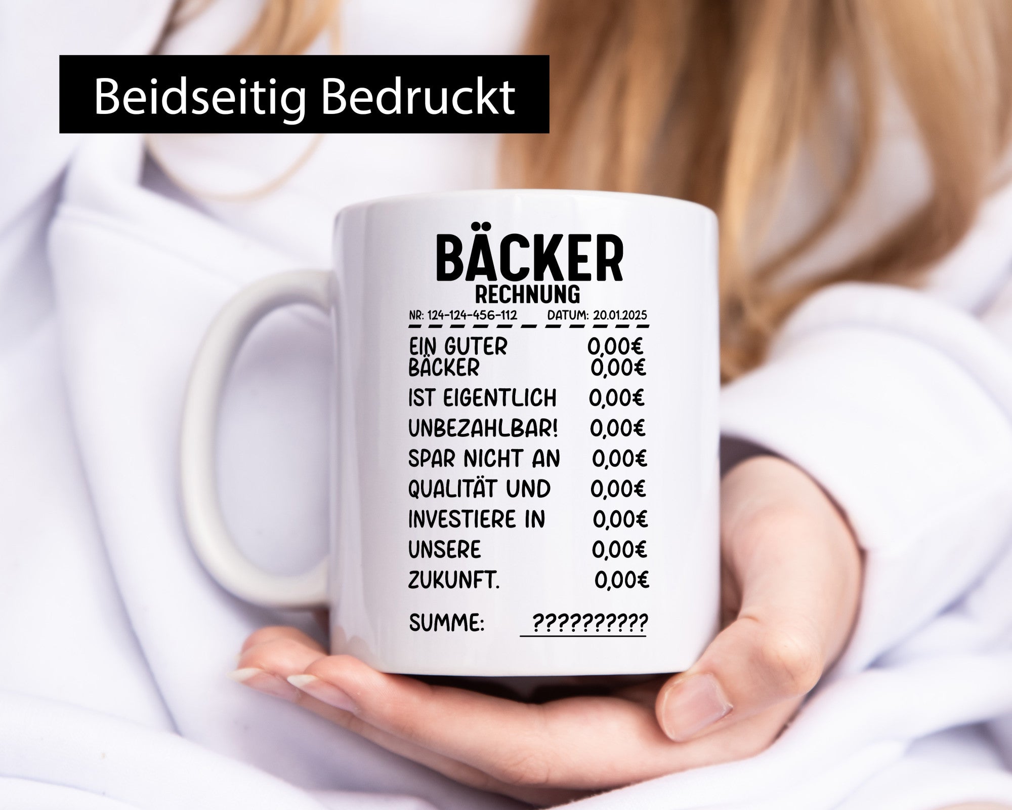 Bäcker Rechnung | Bäckerrei Verdammt guter Geschenk Humor Geschenkidee lustiger