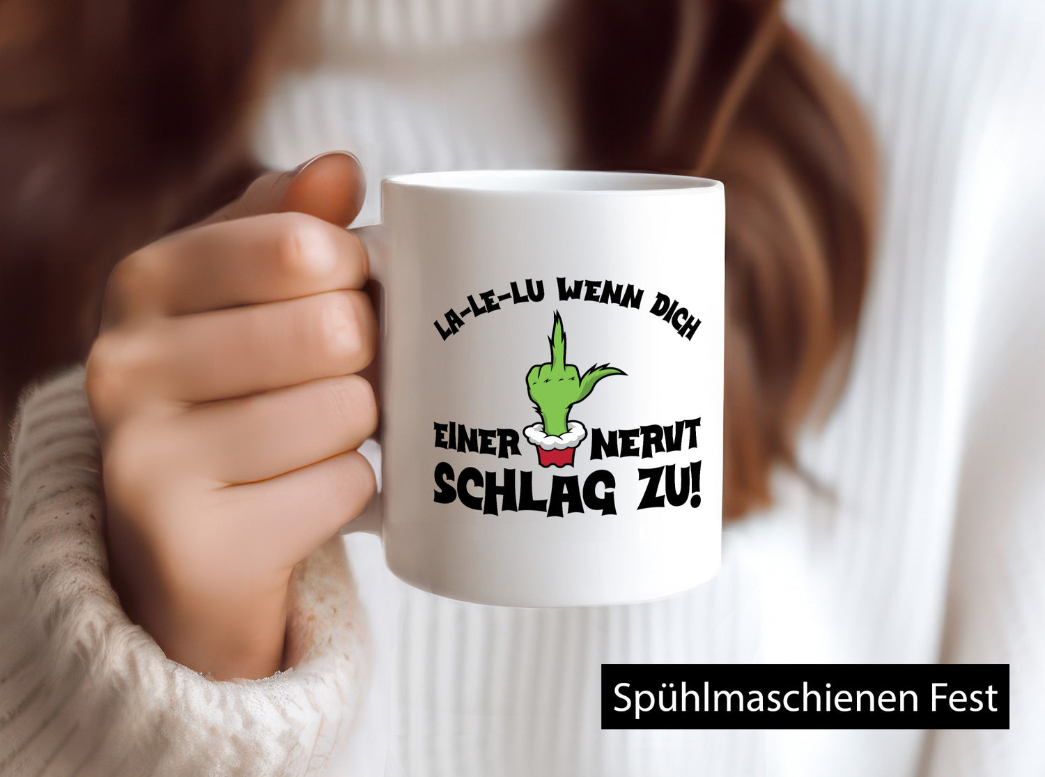 La Le Lu | Weihnachten Weihnachtsmuffel Lichter vl1 Geschenk Humor Geschenkidee