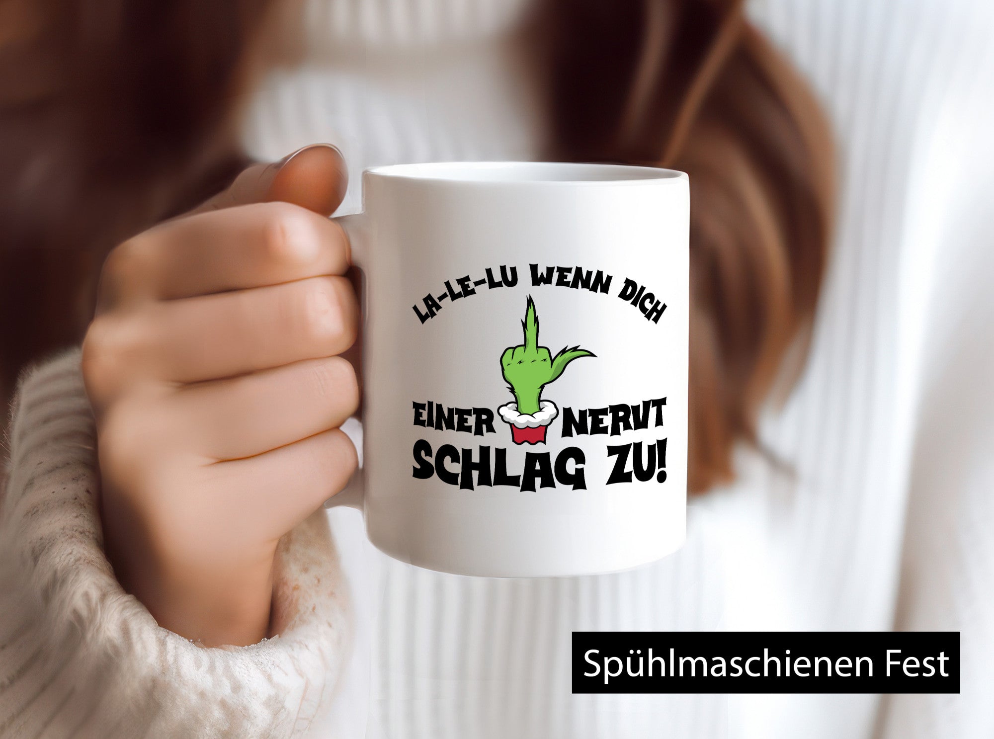 La Le Lu | Weihnachten Weihnachtsmuffel Lichter vl1 Geschenk Humor Geschenkidee