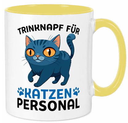 Katzen Personal | Katzenbesitzer Tasse Katze Humor vl2 Tierliebhaber