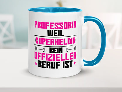 Superheldin Professorin | Uni Universität Geschenk Humor Geschenkidee lustiger