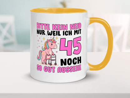 45. Geburtstag | 45 Jahre Mit noch so gut aussehen Geschenk Geschenkidee