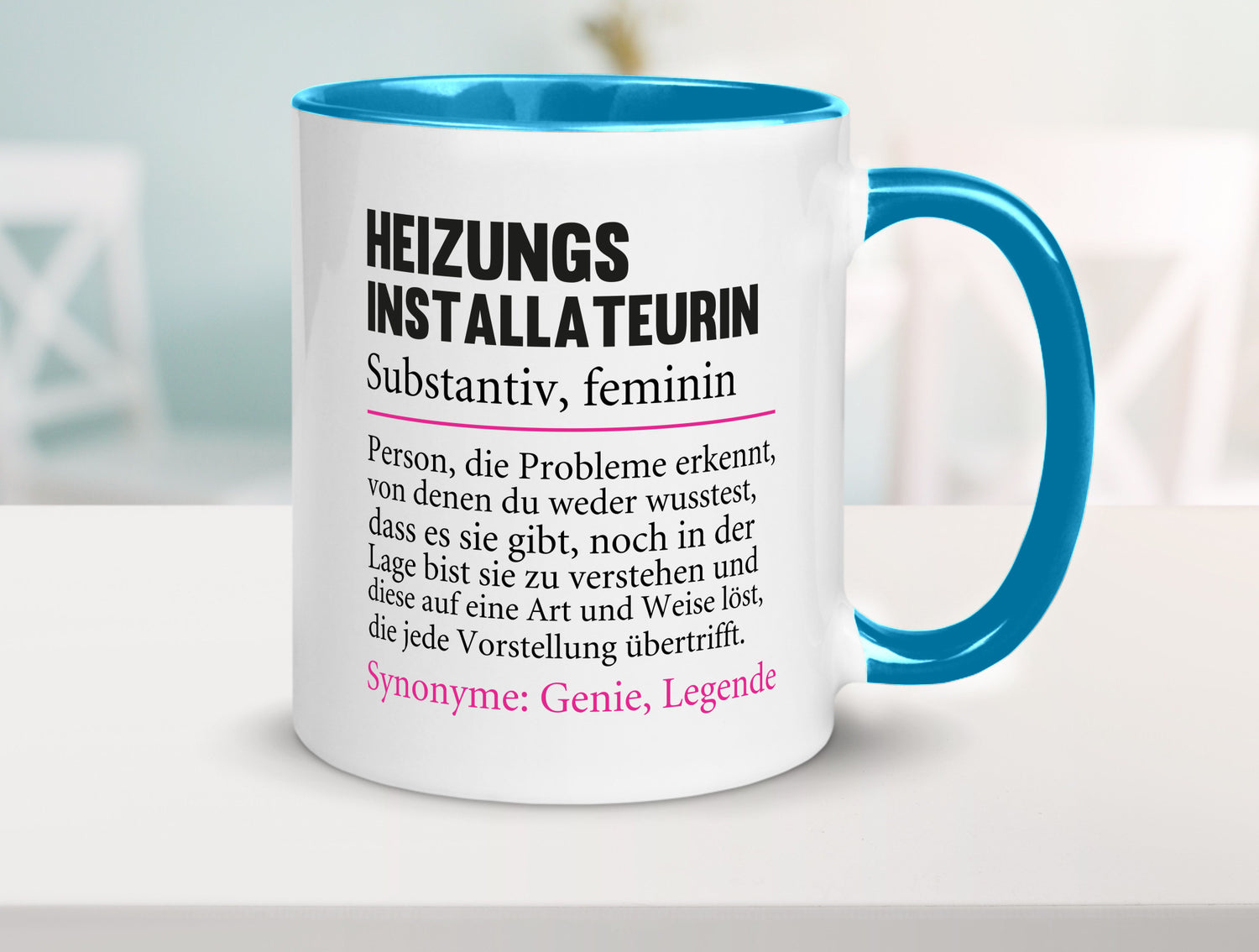 Heizungsinstallateurin | Beruf Spruch Heizung Geschenkidee Arbeit Kollegen Büro
