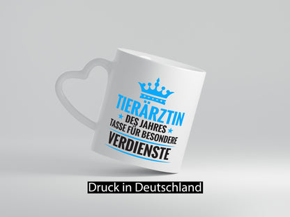 Besonderer Verdienst: Tierärztin | Mediziner Tiermedizin Humor Tierliebhaber