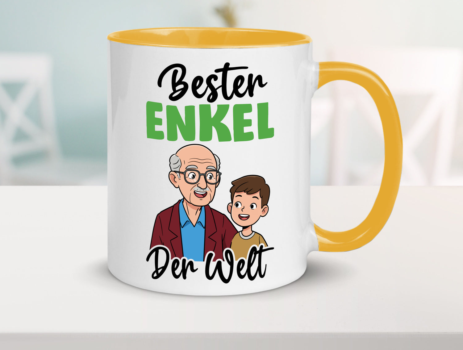 Bester Enkel | Großmutter Großvater Oma Opa lustiger Spruch Geschenk Familie