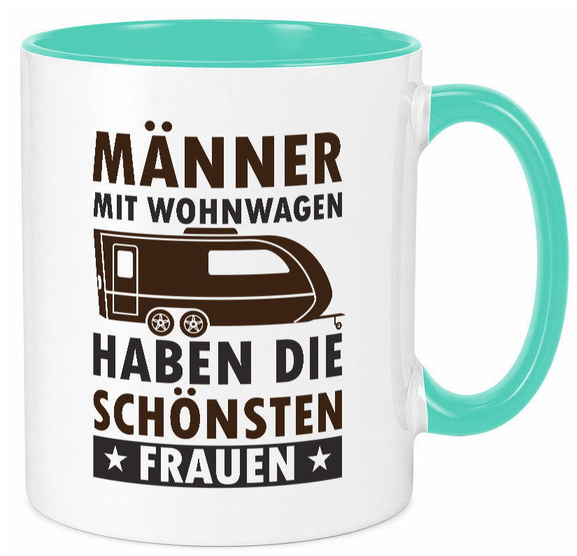 Männer mit Wohnwagen | Schönste Frauen Camping v2 lustig Humor Geschenkidee Tasse