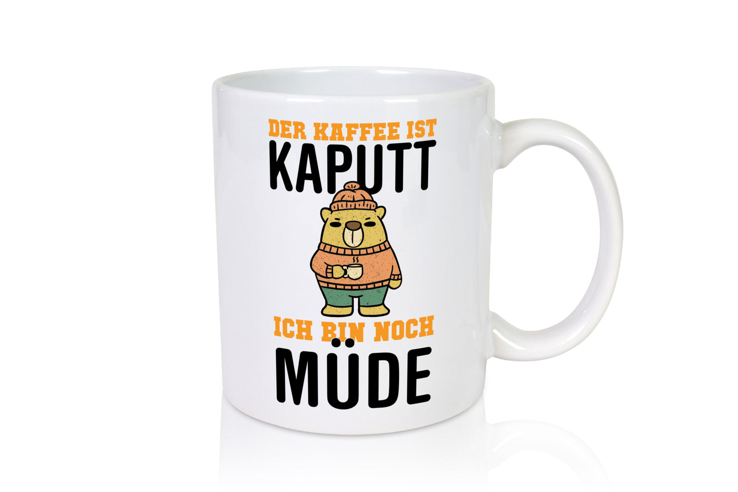 Müder Bär | Kaffee Spruch Morgenmuffel Humor lustiger Geschenk Geschenkidee