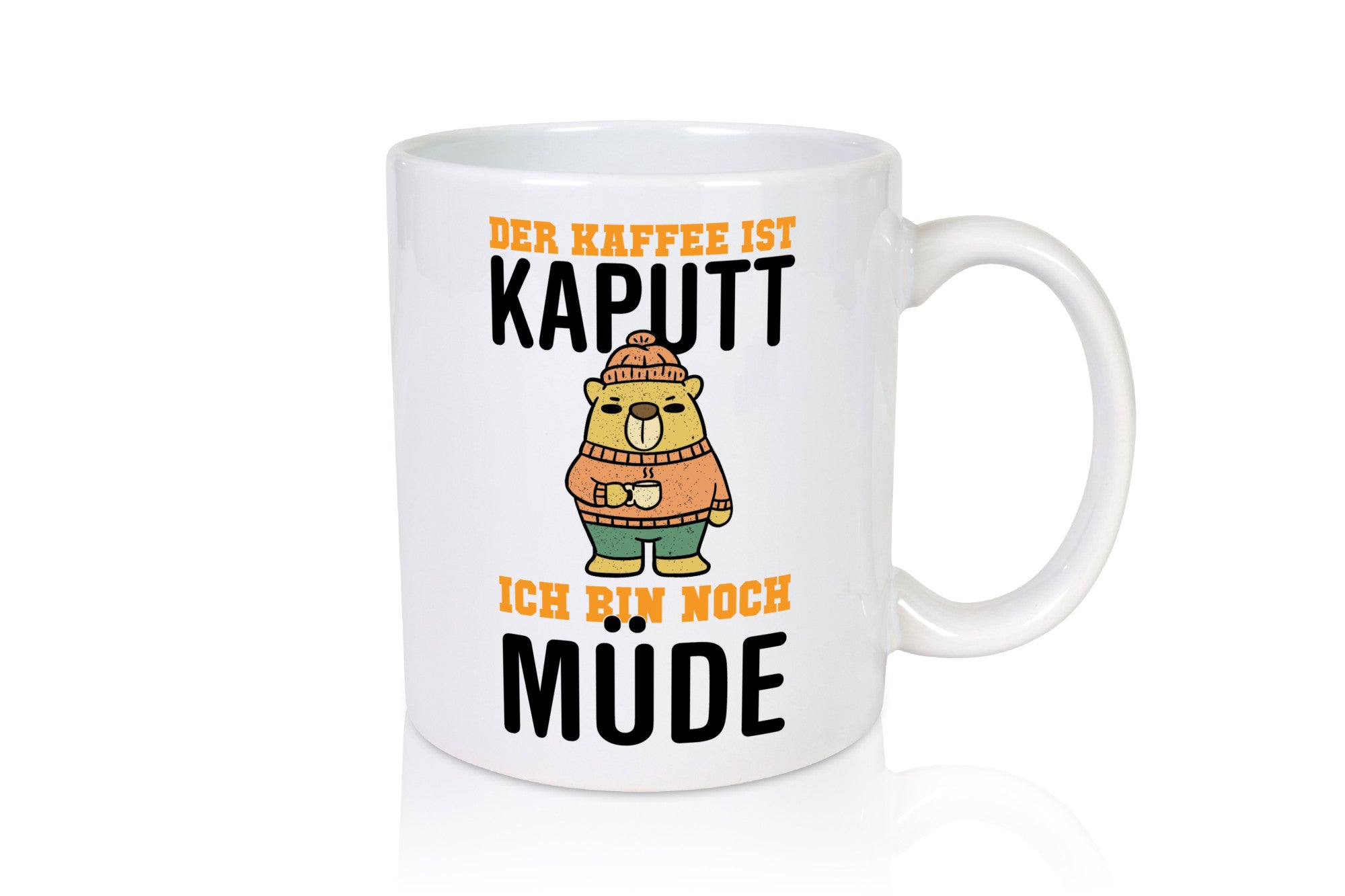 Müder Bär | Kaffee Spruch Morgenmuffel Humor lustiger Geschenk Geschenkidee