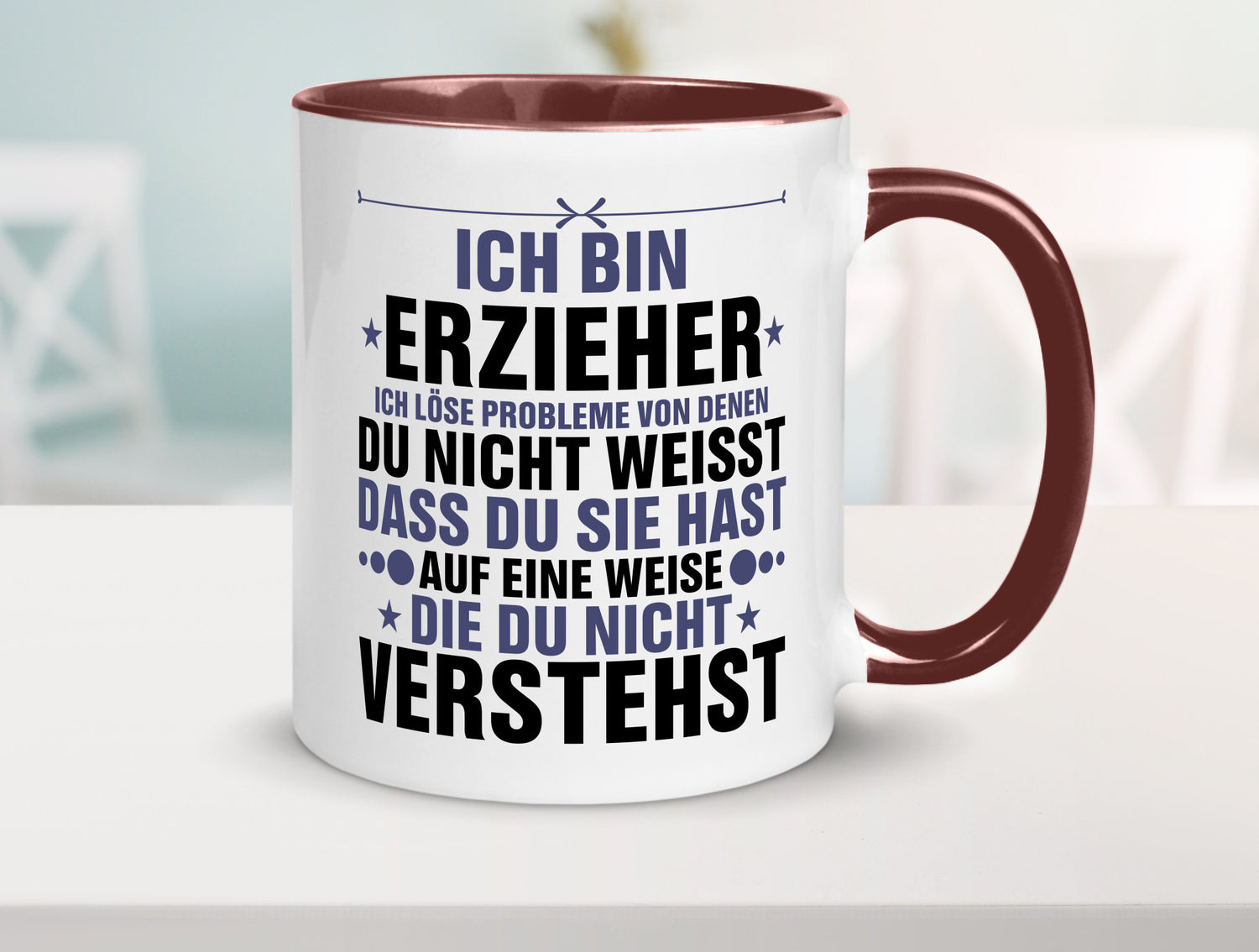 Löse Probleme: Erzieher | Pädagoge Schule v2 lustiger Spruch Geschenk Humor