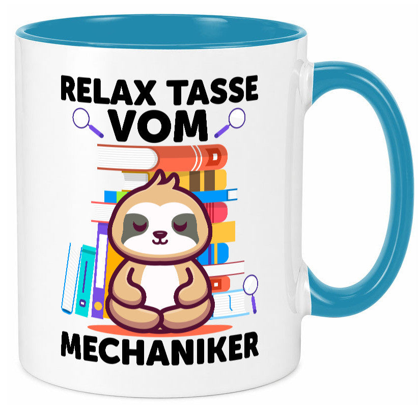 Relax Tasse: Mechaniker | KFZ Werkstatt lustig Humor Geschenkidee Geschenk Tasse