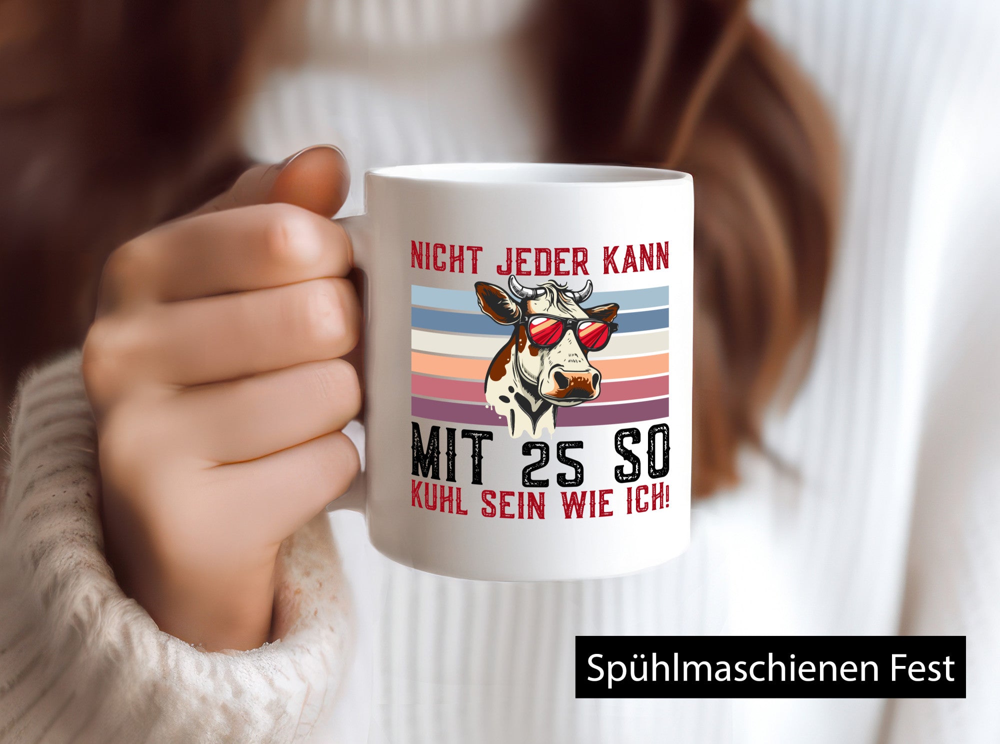 Mit 25 so gut aussehen | 24. Geburtstag Landwirt Bauer Humor Geschenkidee Tasse