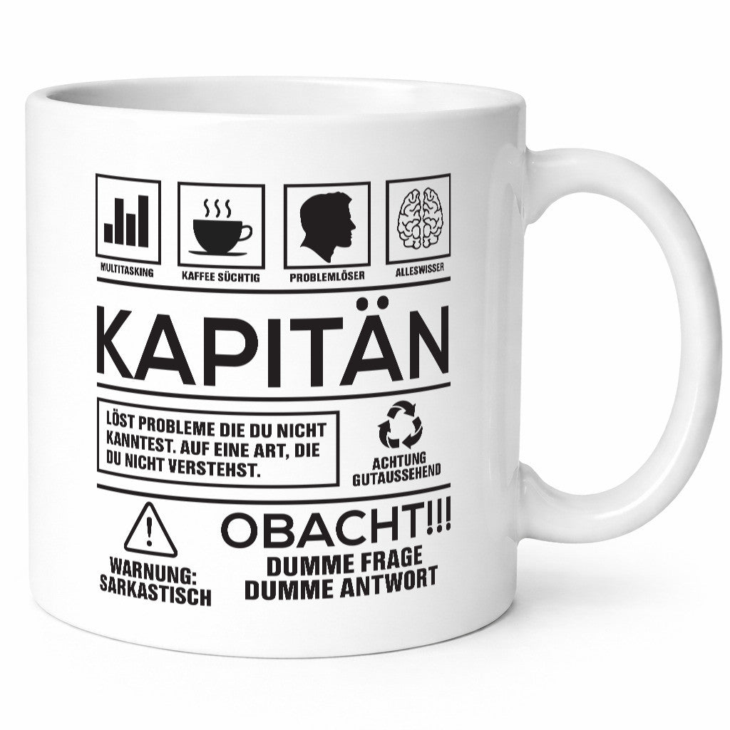 Achtung Probleme Kapitän | Schiffskapitän Schiff lustig Humor Geschenkidee