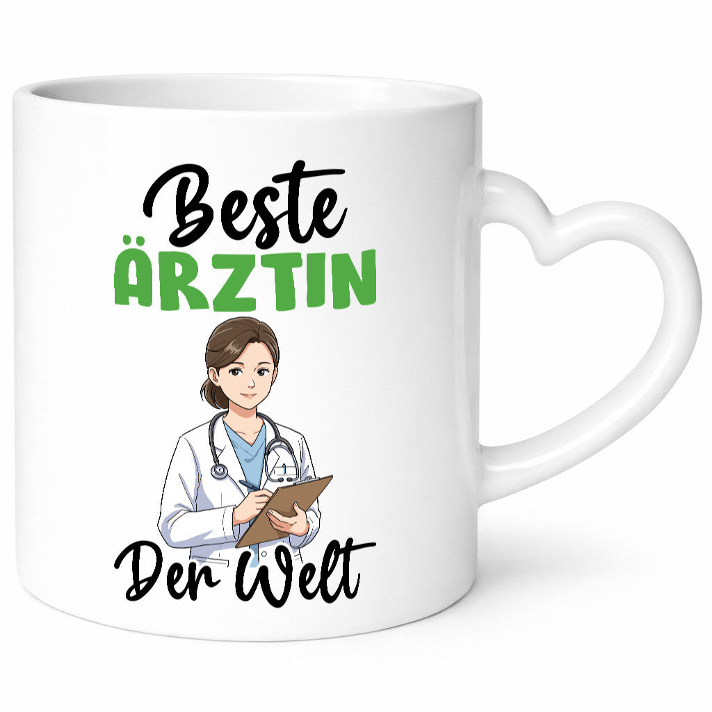 Beste Ärztin | Medizin Doktorin Fachärztin v2 Humor Geschenkidee Tasse