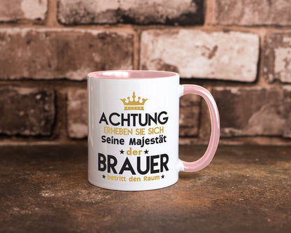 Seine Majestät Brauer | Bier Brauerei Humor Geschenkidee Tasse