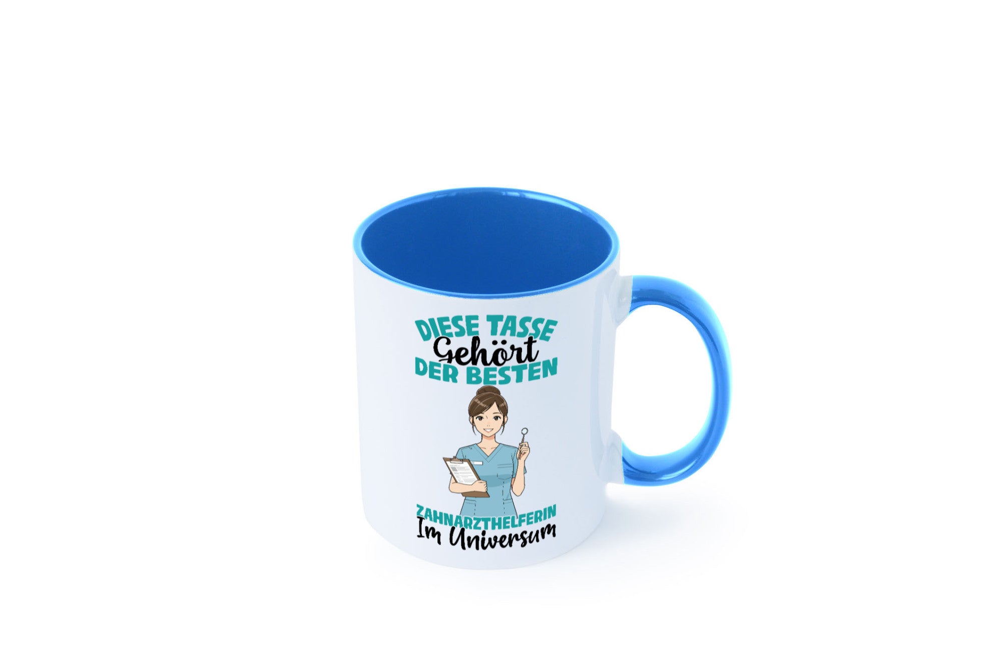 Im Universum: Zahnarzthelferin | Zahnmedizin Humor Geschenkidee Tasse