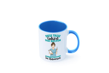 Im Universum: Zahnarzthelferin | Zahnmedizin Humor Geschenkidee Tasse